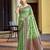 green smart and elegant assam silk blend ethnic woven designer saree