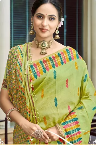 pista smart and elegant assam silk blend ethnic woven designer saree