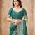 green smart graceful handloom silk blend fanric woven designer saree