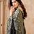 black smart graceful handloom silk blend fanric woven designer saree