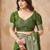 mahendi smart graceful handloom silk blend fanric woven designer saree