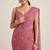 Premium rangoli crush saree with handwork cutdana