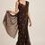 Designer rangoli crush saree with handcrafted cutdana work