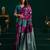 purple girlie soft silk blend fabric woven jari designer saree
