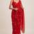 Glamorous rangoli crush saree with cutdana handwork