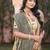 Beige with black color smart woven designer assam silk saree