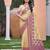 Beige with pink color smart woven designer assam silk saree