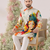 Ganesha Carnival Special Cotton Digital Printed Crochet Sequin Work Men's Kurta With Bottom