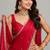 elegant saree with ghunghru handwork & mirror work lace