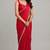 elegant saree with ghunghru handwork & mirror work lace