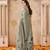 Grey color jute linen beautiful sophisticated rich looks saree