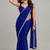 glamorous saree with ghunghru handwork & mirror lace