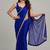 glamorous saree with ghunghru handwork & mirror lace
