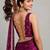 partywear saree with ghunghru handwork and mirror lace