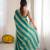 Rama color smart nc satin fabric woven pattern designer stylish girlie saree