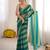 Rama color smart nc satin fabric woven pattern designer stylish girlie saree