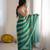 Rama color smart nc satin fabric woven pattern designer stylish girlie saree