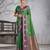 Green color smart heavy beautiful woven designer silk fancy saree