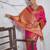 Pink color smart heavy beautiful woven designer silk fancy saree