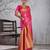 Pink color smart heavy beautiful woven designer silk fancy saree