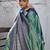 Sea green color smart heavy beautiful woven designer silk fancy saree