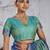 Sea green color smart heavy beautiful woven designer silk fancy saree