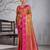 Rust color smart heavy beautiful woven designer silk fancy saree