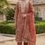 brown salsa beadwork ceremonial suit