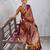 Brown color smart heavy beautiful woven designer silk fancy saree