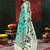 Sea green color smart cotton silk  weving meenakari paithani designer traditional rich saree