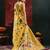 Yellow color smart cotton silk  weving meenakari paithani designer traditional rich saree