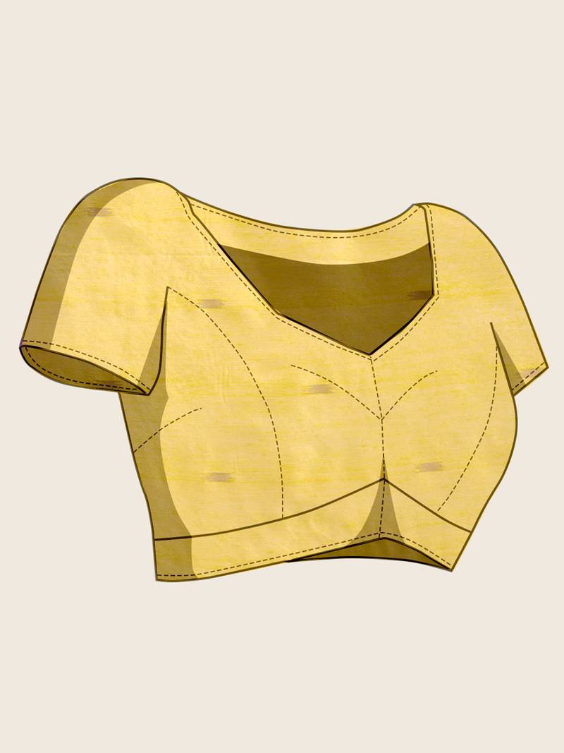 Yellow color smart cotton silk  weving meenakari paithani designer traditional rich saree