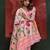 Peach color smart cotton silk  weving meenakari paithani designer traditional rich saree
