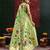 Pista color smart cotton silk  weving meenakari paithani designer traditional rich saree