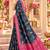 Blue color satin tissue wevon jari designer graceful ethnic fancy saree