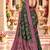Green color satin tissue wevon jari designer graceful ethnic fancy saree