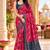 Pink color satin tissue wevon jari designer graceful ethnic fancy saree