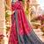 Pink color satin tissue wevon jari designer graceful ethnic fancy saree