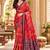 Red color satin tissue wevon jari designer graceful ethnic fancy saree