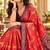Red color satin tissue wevon jari designer graceful ethnic fancy saree