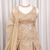 Golden bead sequin embroidered salsa silk sharara set for wedding