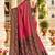 Pink color satin tissue wevon jari designer graceful ethnic fancy saree