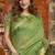 Pista color woven designer ethnic graceful partywear saree