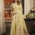 Beige color woven designer ethnic graceful partywear saree