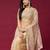 Chiku color smart elegant girlie partywear net sequins embroidered saree
