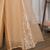 Champagne bead sequin embroidered silk crop top sharara set for wedding