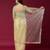Pista color smart elegant girlie partywear net sequins embroidered saree
