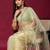 Pista color smart elegant girlie partywear net sequins embroidered saree