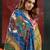 Burgundy color smart crepe silk designer printed saree for fancy girlie looks