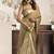 beige ethnic khadi cotton blend fabric woven designer traditional rich saree